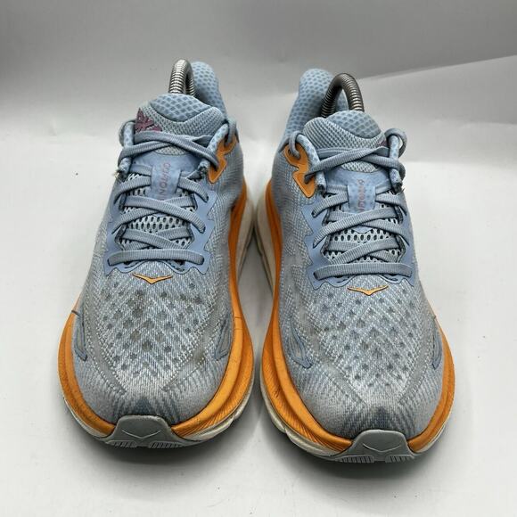 Hoka One One Clifton 9 Women Size 7.5 Blue Running Shoes Sneakers B1127896 ABIW - Picture 3 of 13